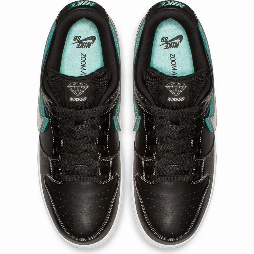 Nike SB - Diamond Dunk Low Pro OG QS Shoes - Black / Chrome / Tropical Twist - Call Store for Details Nike Waffle Debut Vintage Running Shoe