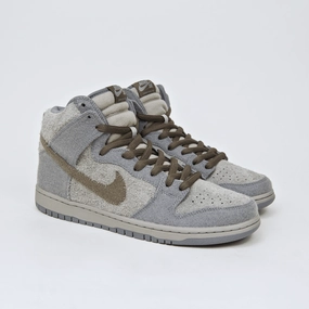 Nike SB - Dunk High Premium SB 'Tauntaun' Shoes - Medium Grey / Smoke - Cool Grey Nike Air Zoom Alphafly Next Running Shoes