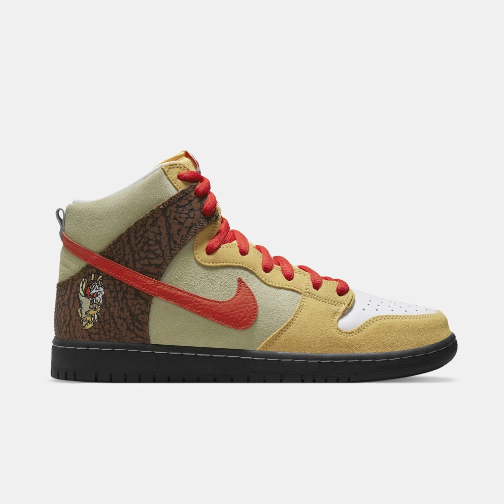 Nike Running Shoes Downshifter Nike SB - Dunk High Pro Kebab Shoes - Topaz Gold / Chile Red / Fauna Brown