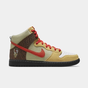 Nike Tawas Wrestling Shoes Nike SB - Dunk High Pro Kebab Shoes - Topaz Gold / Chile Red / Fauna Brown