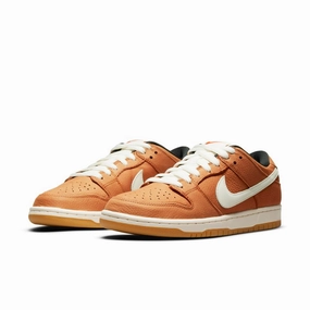 Nike SB - Dunk Low Pro Orange Label ISO Shoes - Dark Russet / Sail / Black Nike Crossfit Shoes