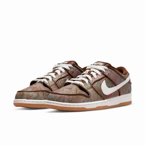 Nike Jordan High Top Shoes Nike SB - Dunk Low Pro Paisley Shoes - Cacao Wow / Summit White / Rough Green