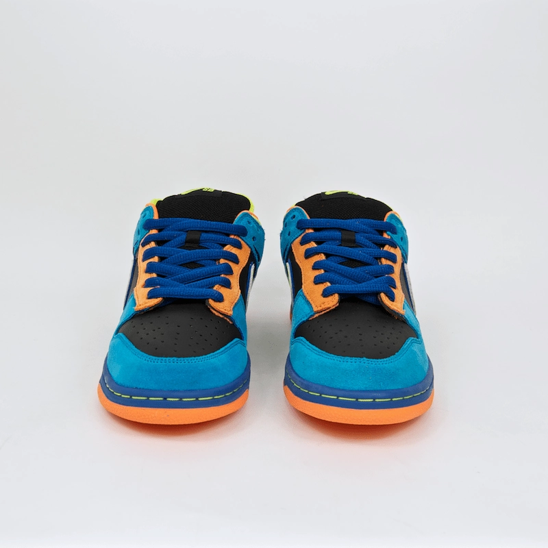 Megan Thee Stallion Nike Shoe Nike SB - Dunk Low Pro SB 'Skate Or Die' Shoes - Black / Neon Yellow