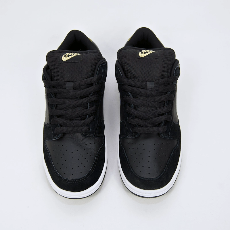 Nike Shoes Kanye Nike SB - Dunk Low Pro SB 'Takashi' Shoes - Black / Metallic Gold - Black