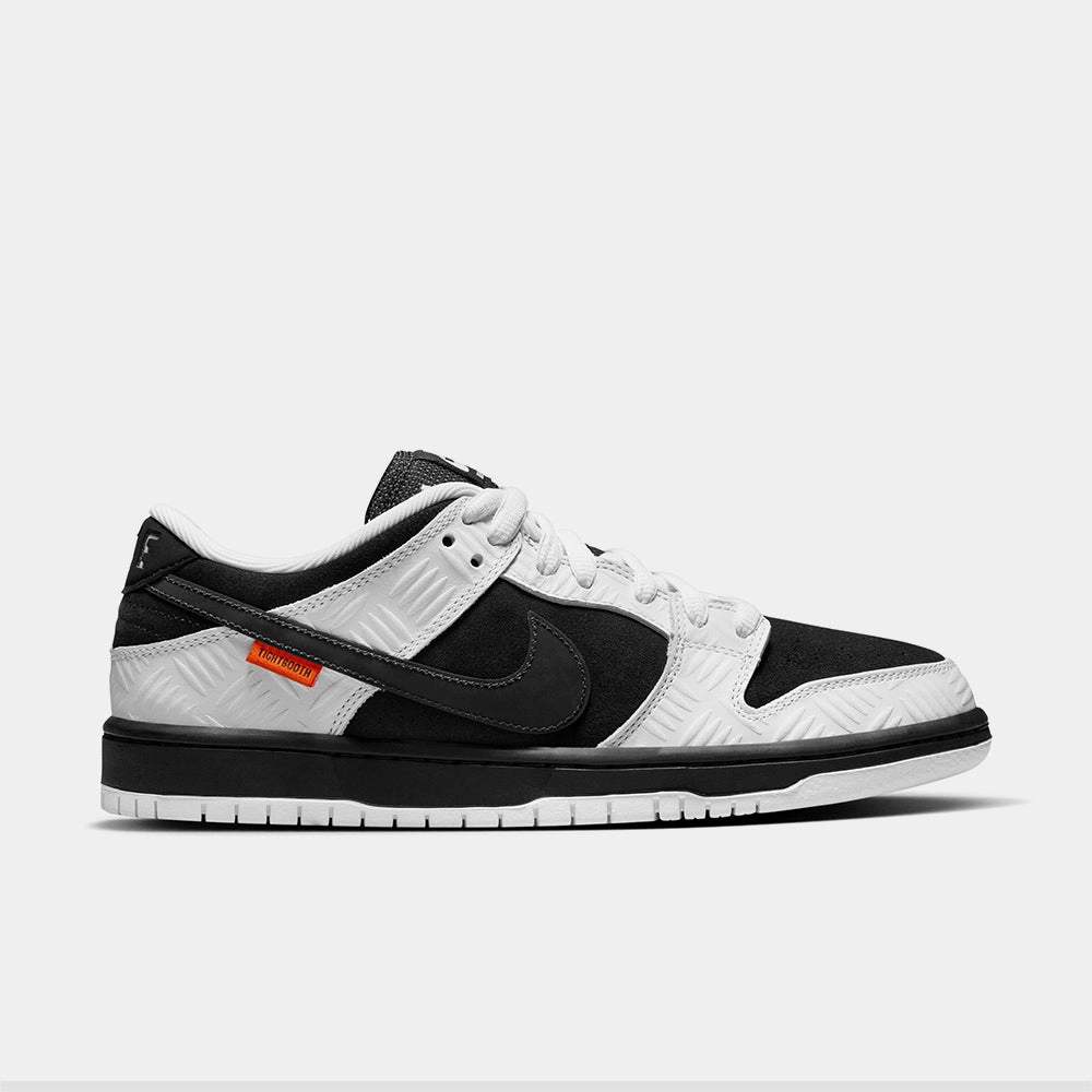Nike SB - Dunk Low Pro Shoes - White / Black - Safety Orange (TIGHTBOOTH) Nike Court Legacy Next Nature Shoes