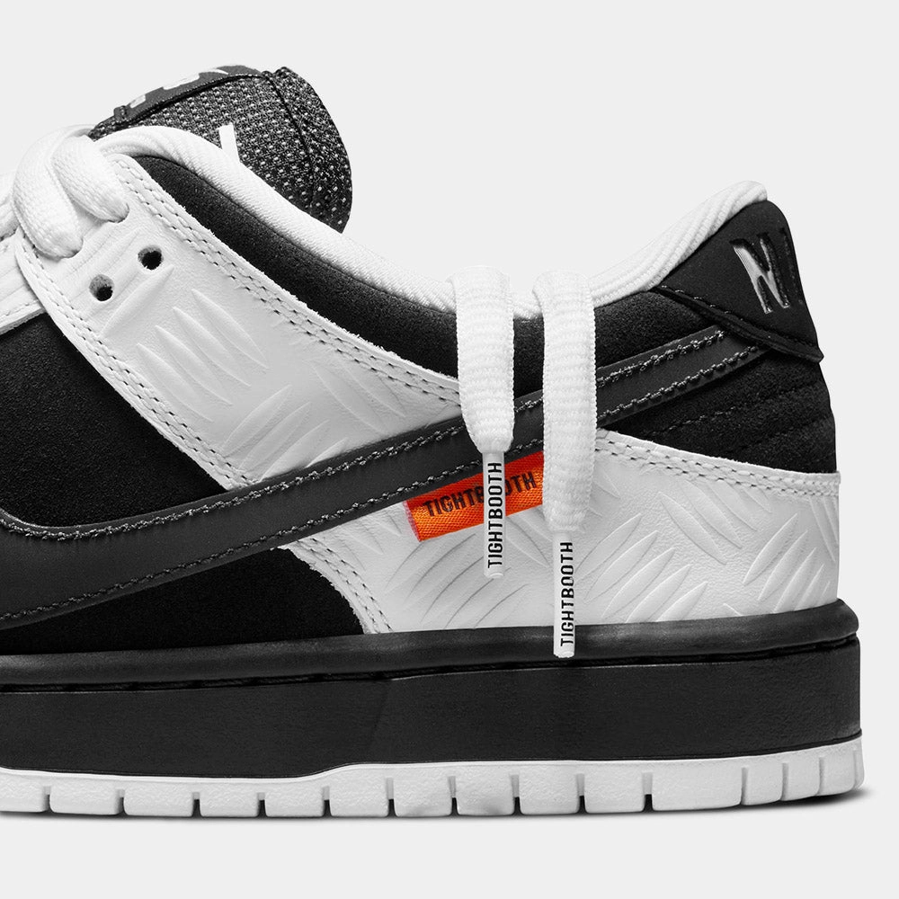 Nike Tn Air Max Shoes Nike SB - Dunk Low Pro Shoes - White / Black - Safety Orange (TIGHTBOOTH)