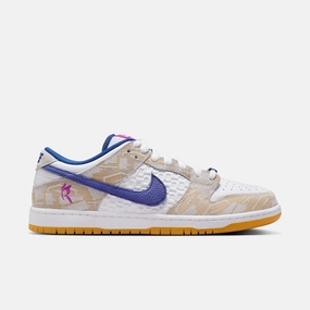 Nike SB - Dunk Low Pro Shoes (UK ONLY!) - Pure Platinum / Deep Royal Blue Nike Air Jordan 5 Shoes