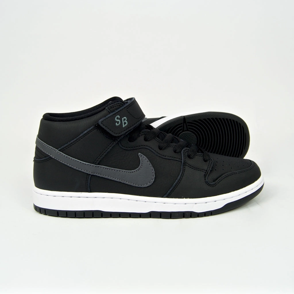 Nike Size Guide Shoes Nike SB - Dunk Mid Orange Label ISO Shoes - Black / Dark Grey / White