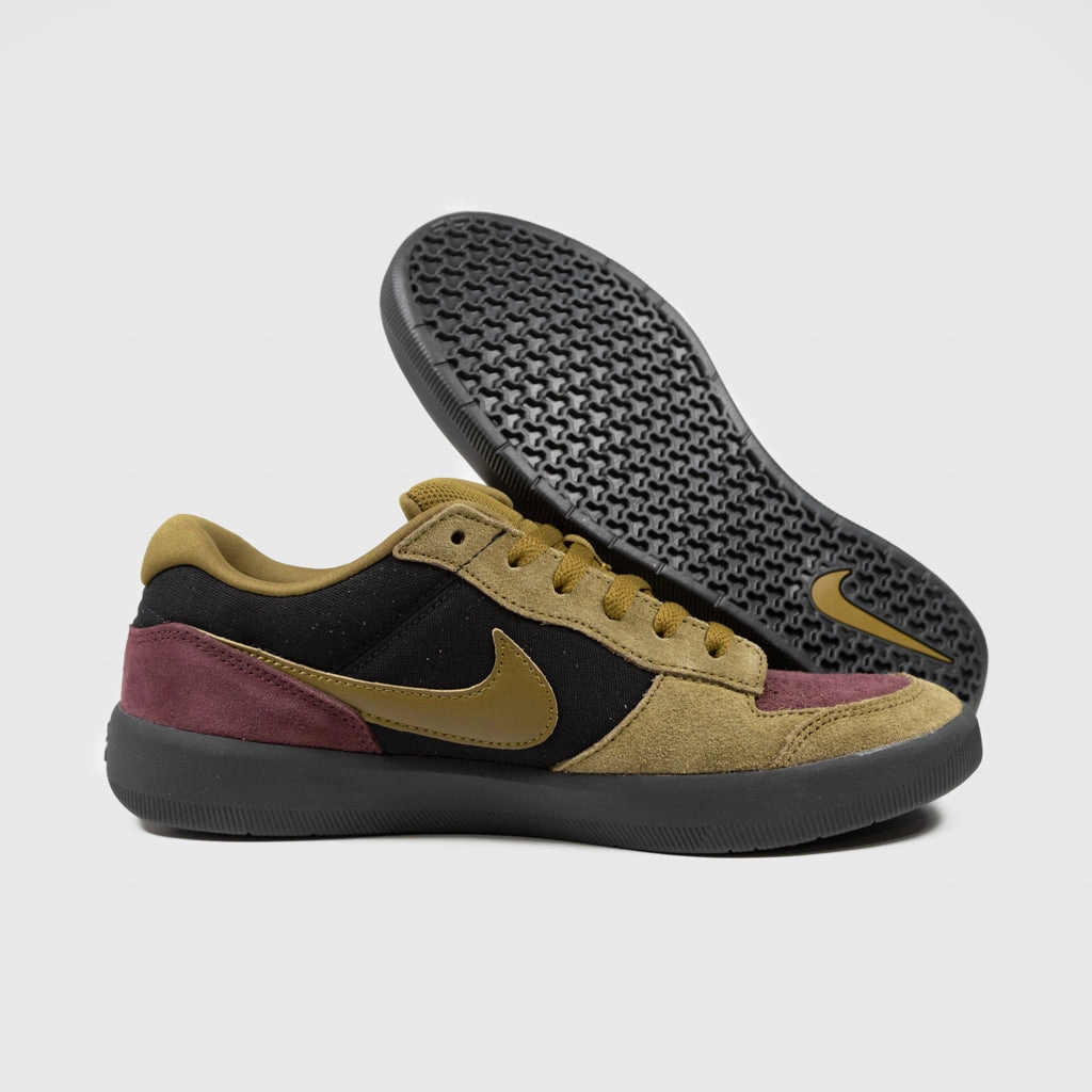 Nike Gato Shoes Nike SB - Force 58 Shoes - Black / Olive Flax