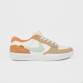 Nike SB - Force 58 Shoes - Pale Ivory / Jade Ice / White Hemp Low Top Nike Jordan Shoes