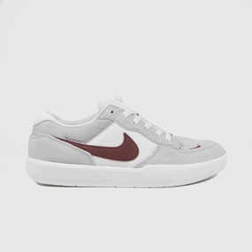 Nike SB - Force 58 Shoes - Platinum Tint / Dark Team Red - Wolf Grey Nike Throwing Shoes