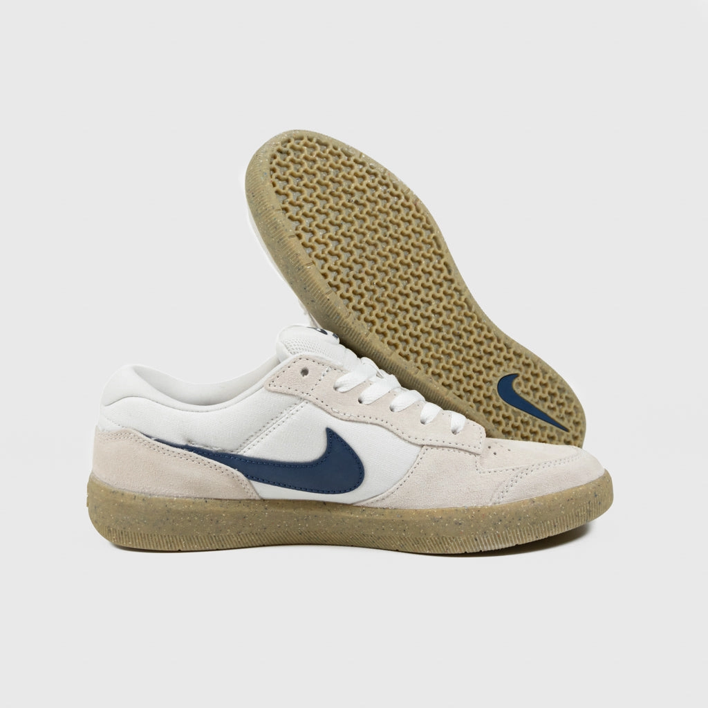 Nike SB - Force 58 Shoes - White / Navy - White Nike Shoe Insoles