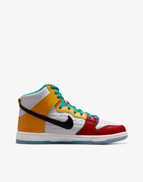 Jordan And Nike Shoes Nike SB 'froSkate' Dunk High Pro Skate Shoes - White/Metallic Gold-University Red