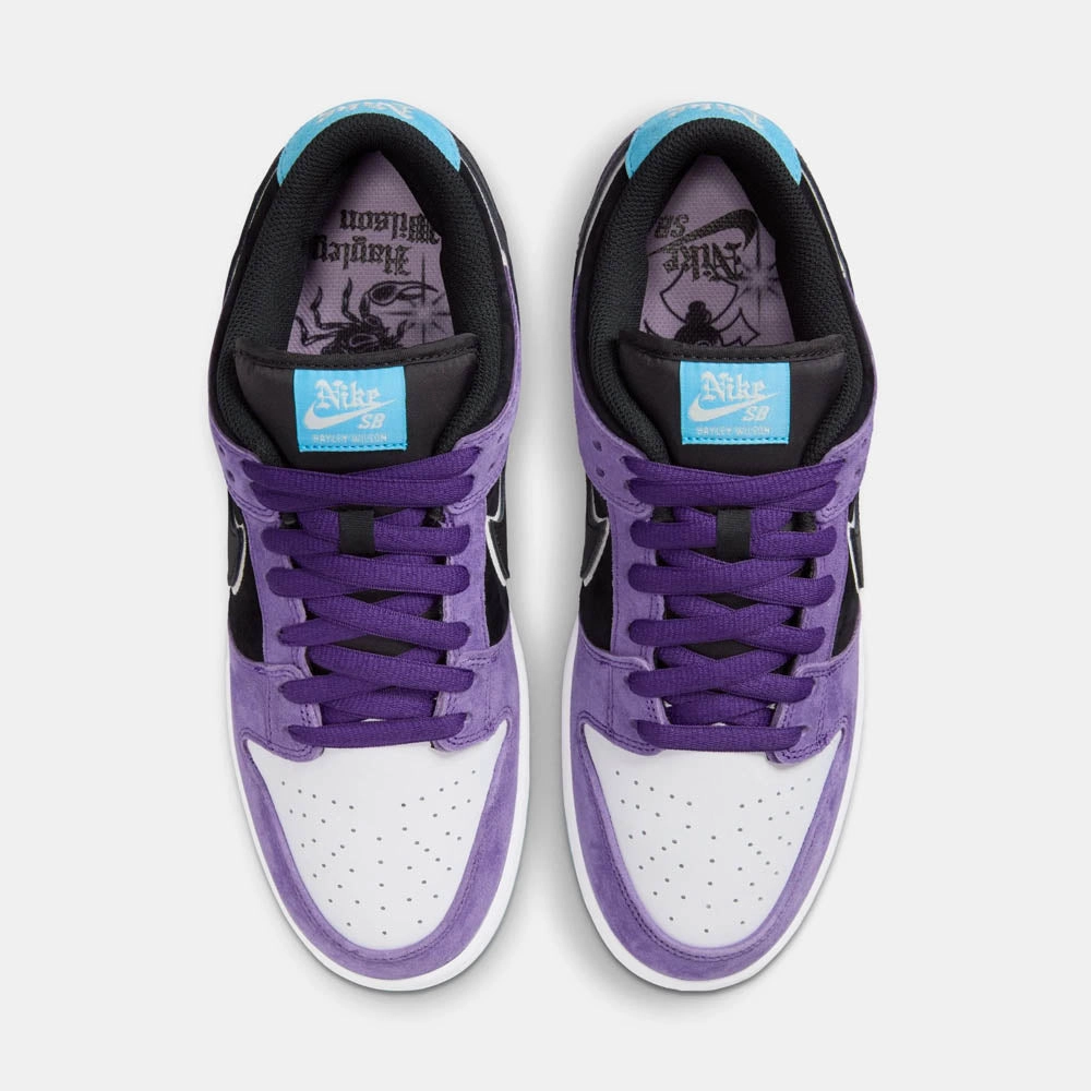 Nike SB - Hayley Wilson Dunk Low Pro Shoes - Court Purple / Black - White - Lagoon Pulse Nike Dunk Low Next Nature Casual Shoes