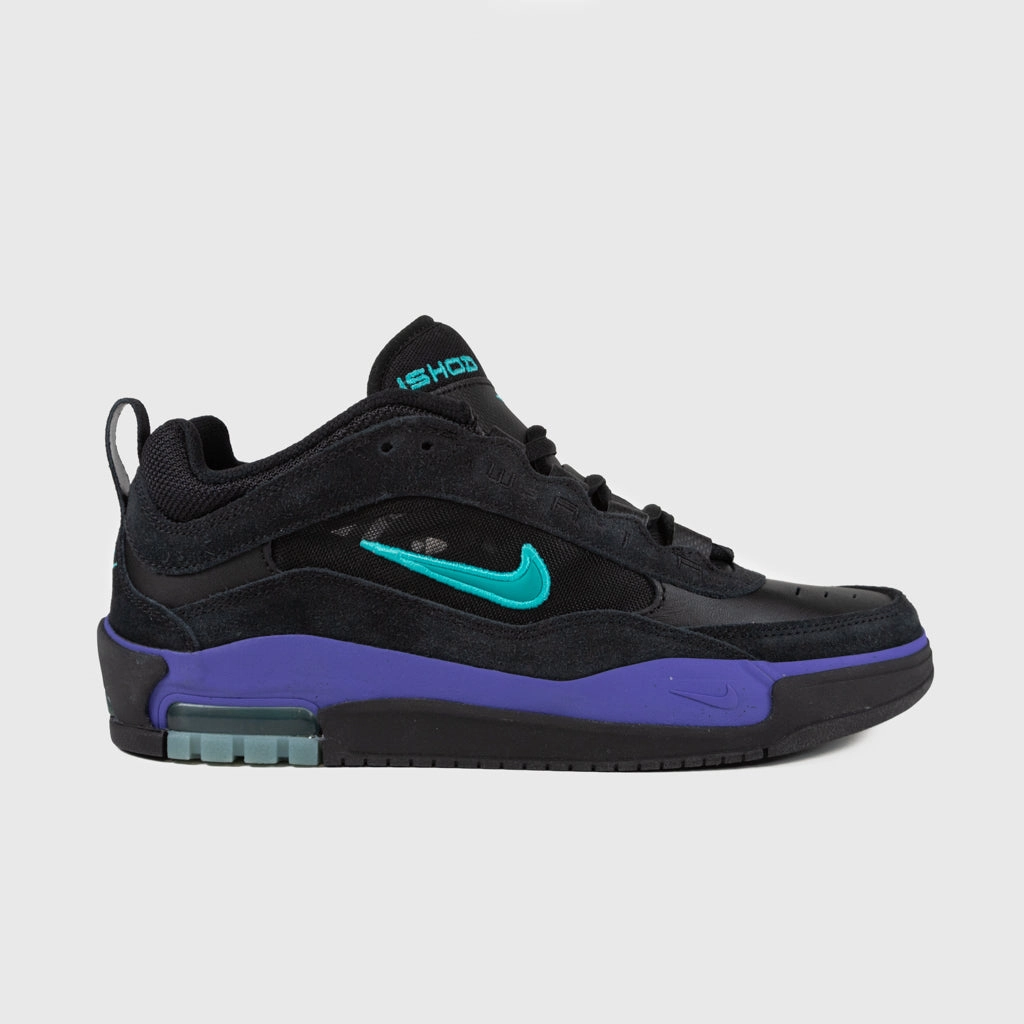 Nike SB - Ishod Wair Air Max Shoes - Black / Dusty Cactus - Black - Persian Violet White Nike Shoes