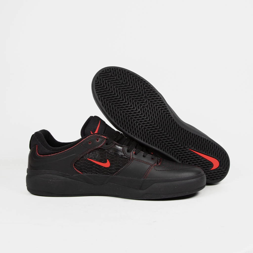 Nike SB - Ishod Wair Premium Shoes - Black / University Red / Black Nike Rift Shoes