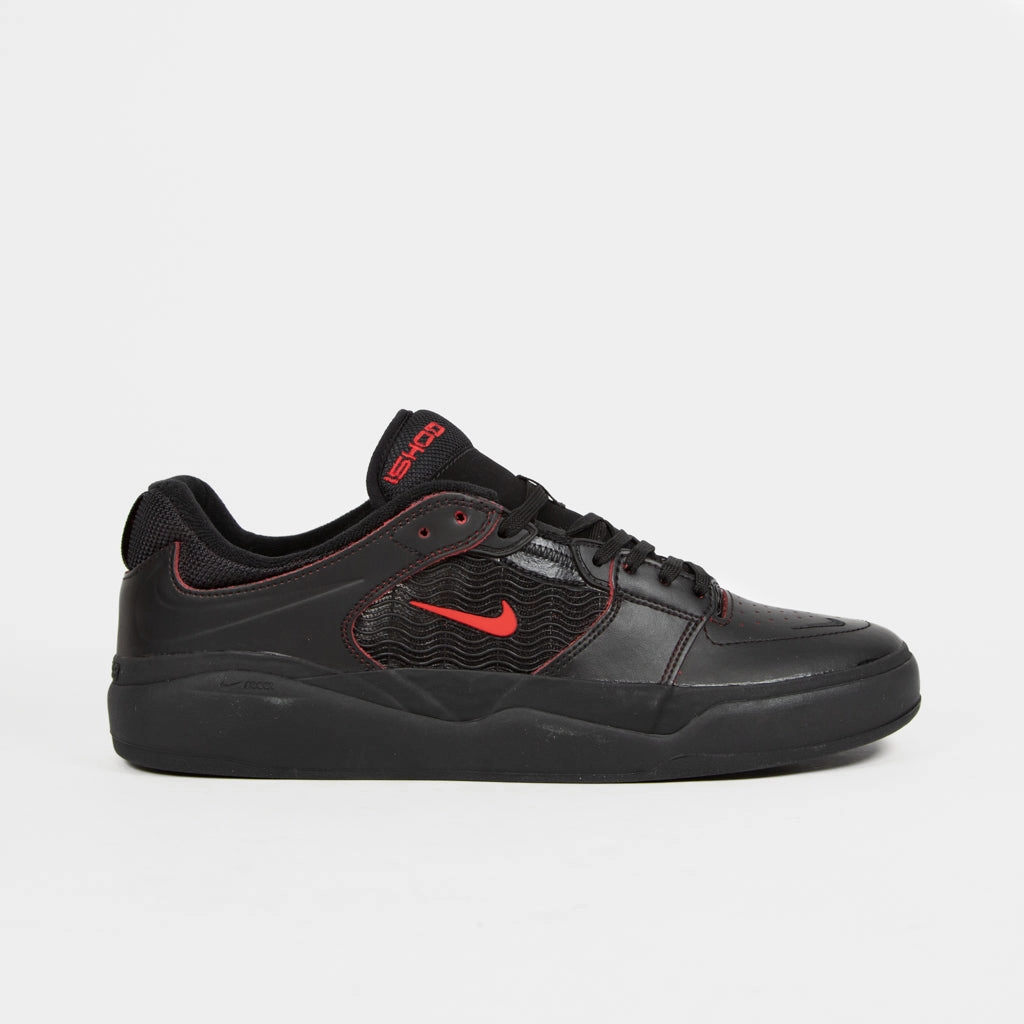 Nike SB - Ishod Wair Premium Shoes - Black / University Red / Black Ronaldo Nike Shoes