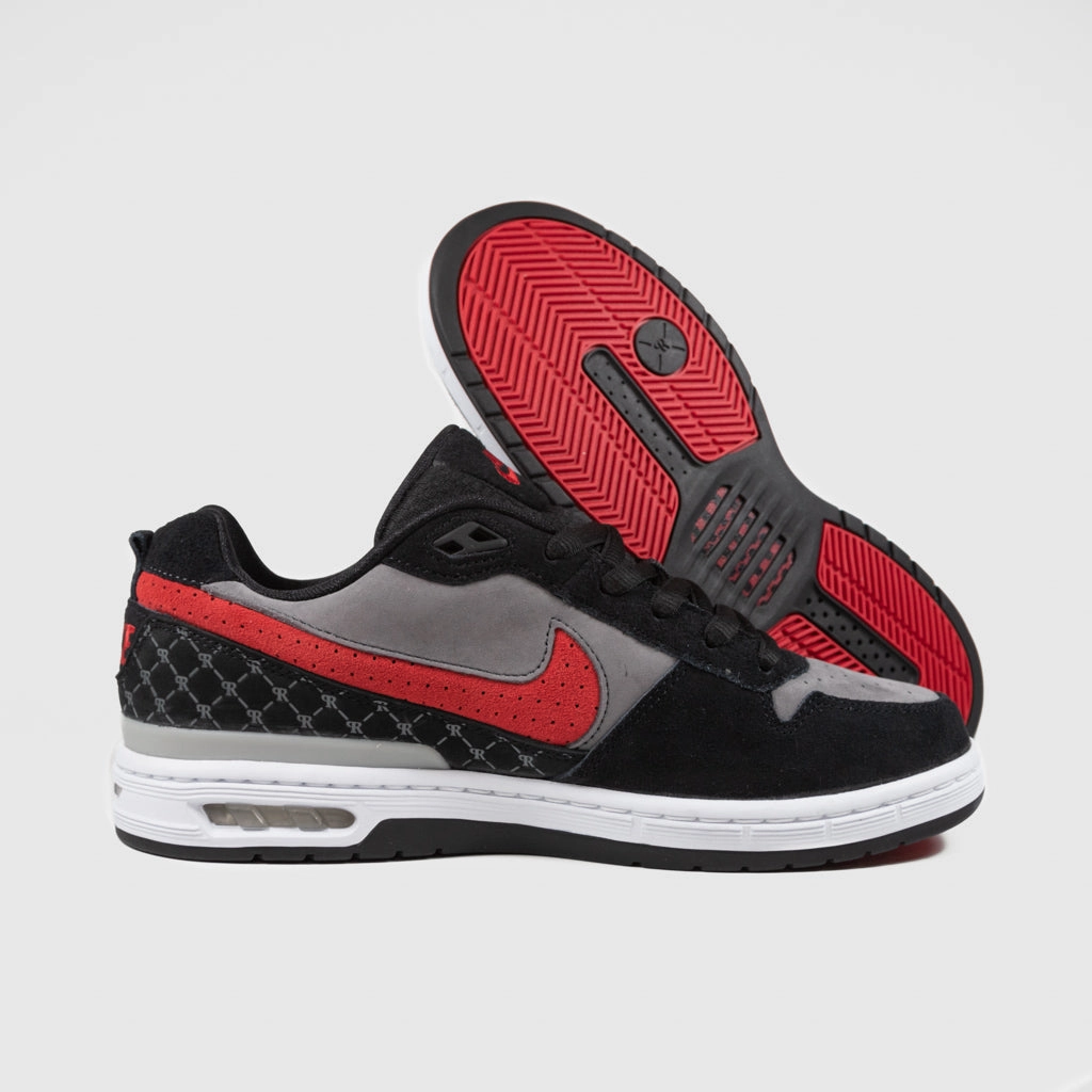 Nike SB - P-Rod 1 Paul Rodriguez Shoes - Black / Varsity Red - Flint Grey Expensive Nike Shoes