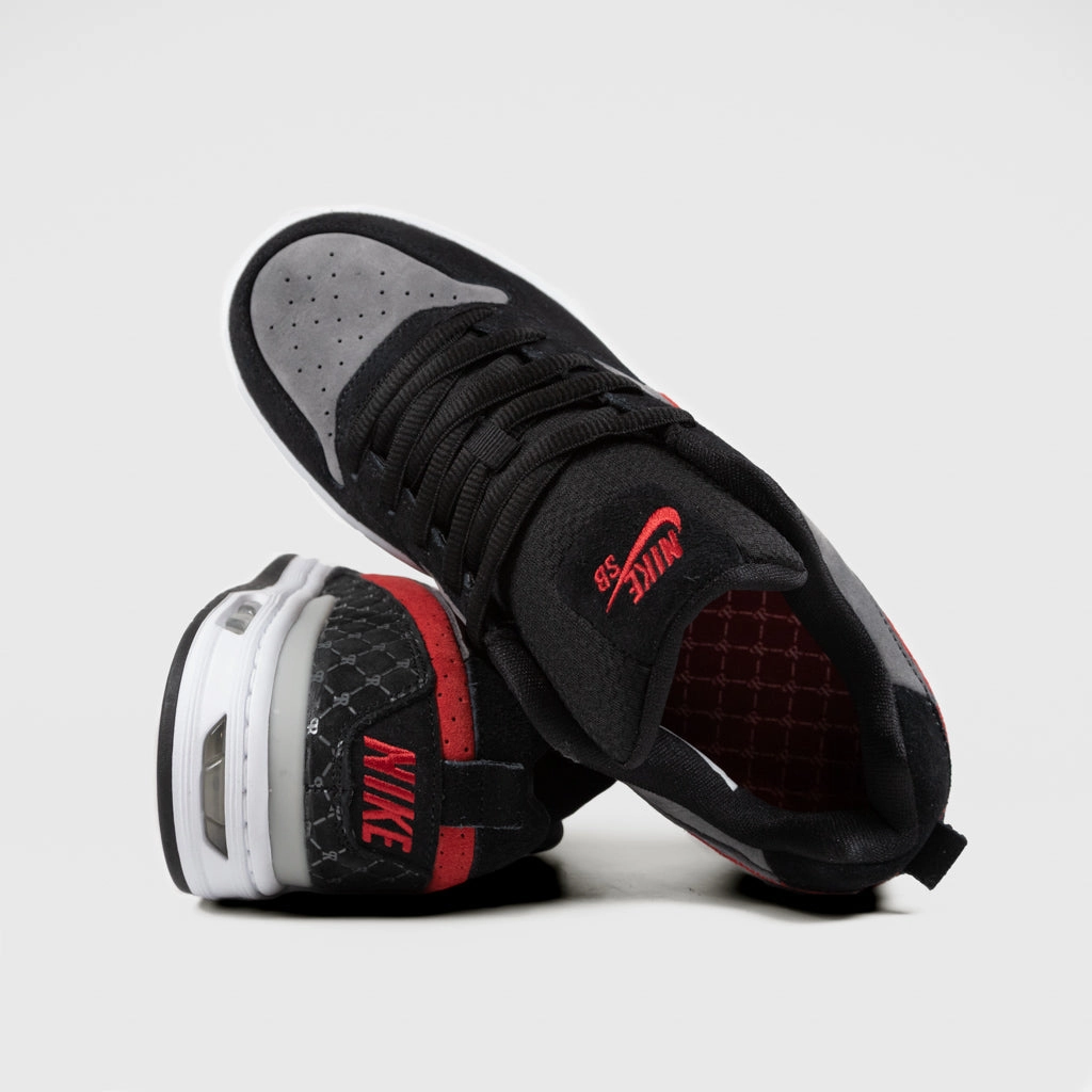 Track Shoes For Sprinters Nike Nike SB - P-Rod 1 Paul Rodriguez Shoes - Black / Varsity Red - Flint Grey