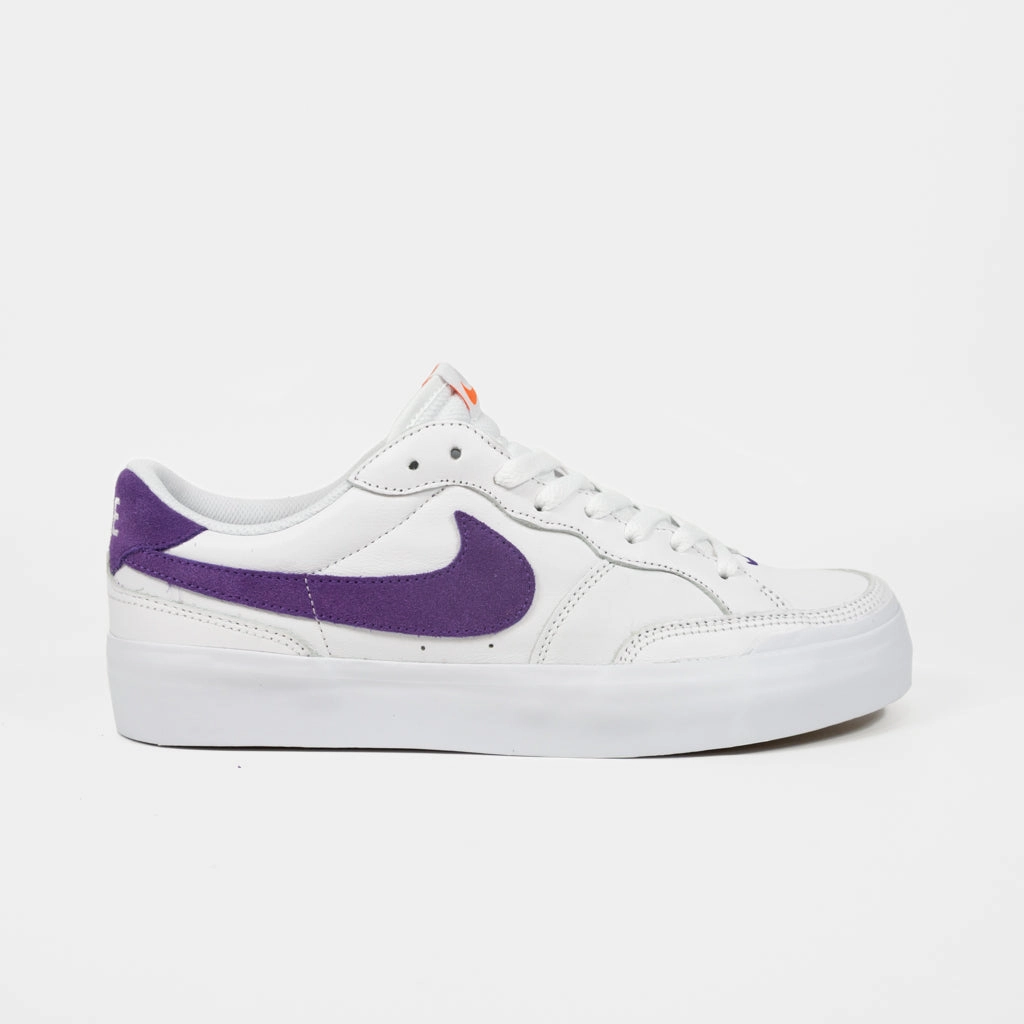 Nike Air Zoom Shoes Nike SB - Pogo Plus Orange Label Shoes - White / Court Purple - White
