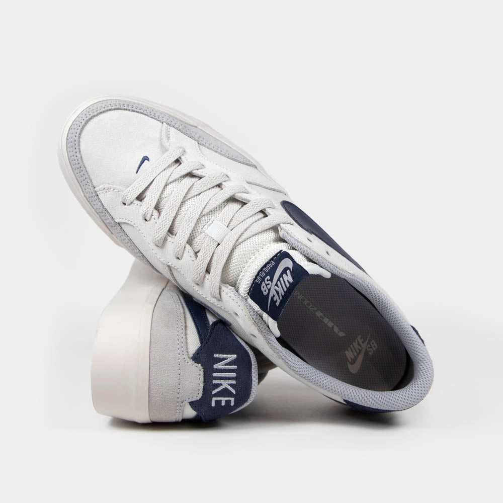 Nike SB - Pogo Plus Shoes - Photon Dust / Wolf Grey / Light Bone / Midnight Navy Nike Strap Shoes