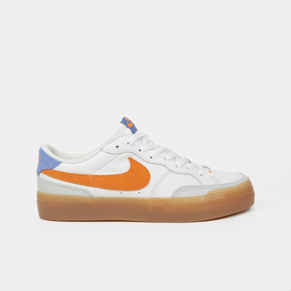 Nike SB - Pogo Premium Shoes - Summit White / Bright Mandarin Nike Shoes For Tennis