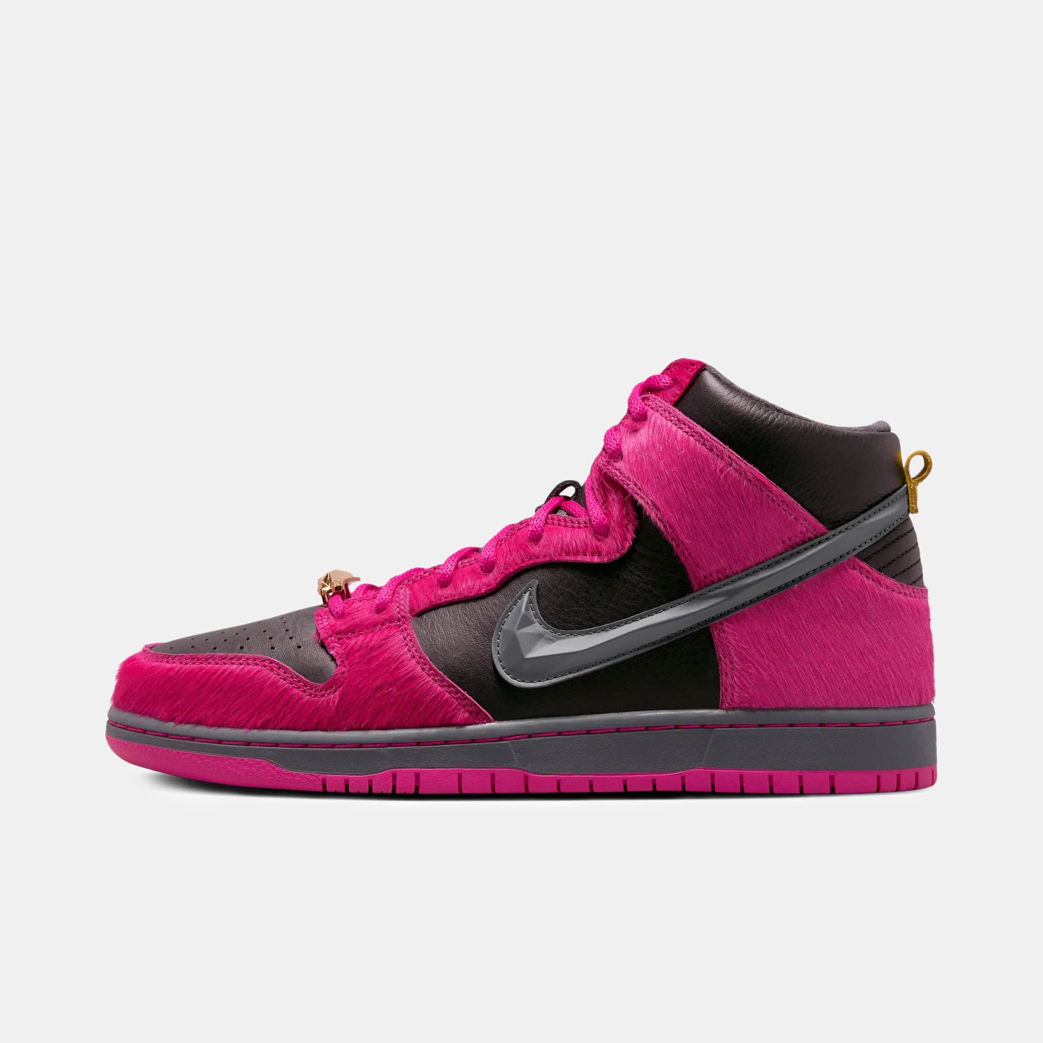 Limited Edition Nike Shoes Nike SB - Run The Jewels Dunk High Pro Shoes (UK ONLY) - Active Pink / Black
