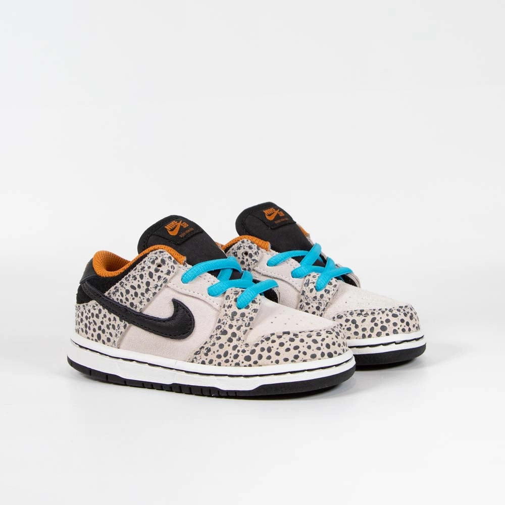Retro Nike Tennis Shoes Nike SB - (TD - Toddler) Dunk Low Pro 'Olympic Safari' Shoes - Phantom / Black - Black - Monarch