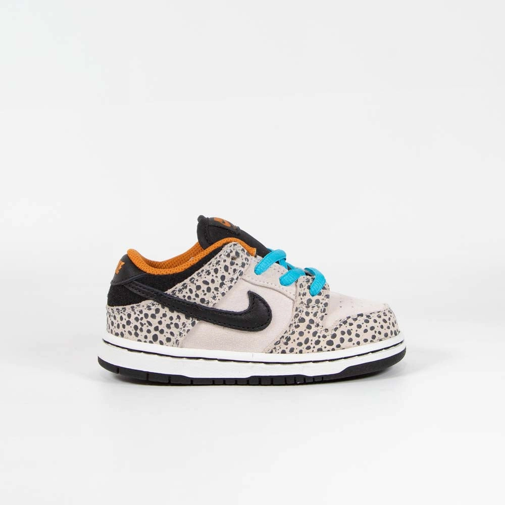 Nike Shoes Neon Orange Nike SB - (TD - Toddler) Dunk Low Pro 'Olympic Safari' Shoes - Phantom / Black - Black - Monarch