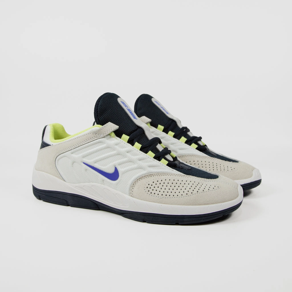 Nike Air Force Tennis Shoes Nike SB - Vertebrae Shoes - Summit White / Persian Violet