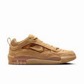 Nike Customizable Shoes Nike SB Air Max Ishod - Flax/Wheat-Flax-Safety Orange