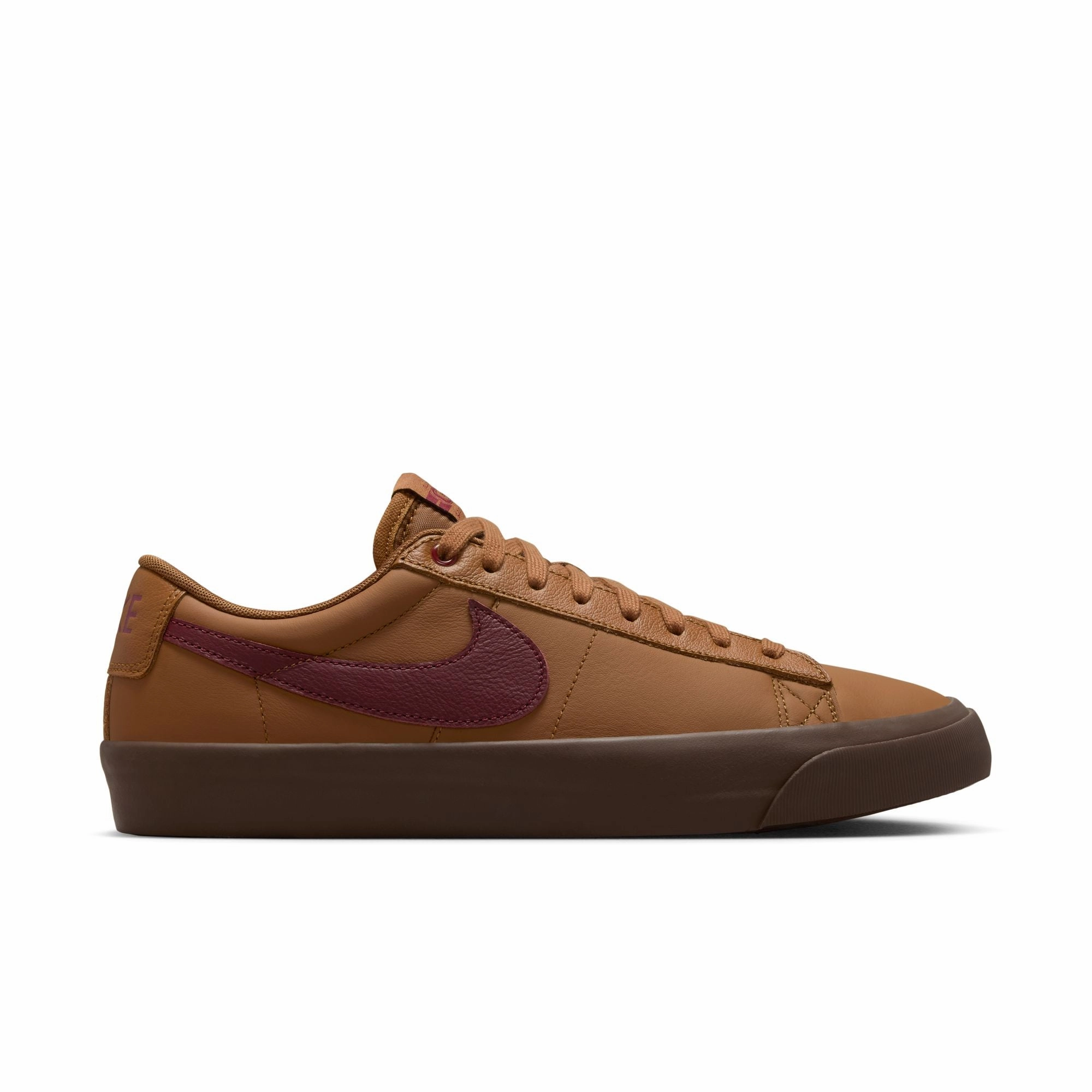 Nike SB Blazer Low Pro GT-Light British Tan/Dark Team Red Drake Nike Shoes