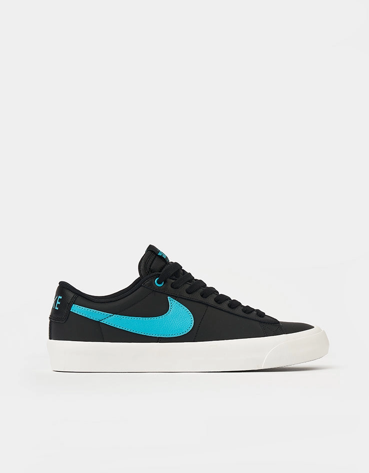 Nike SB Blazer Low Pro GT Skate Shoes - Black/Dusty Cactus-Black-Summit White Nike Shoes Custom