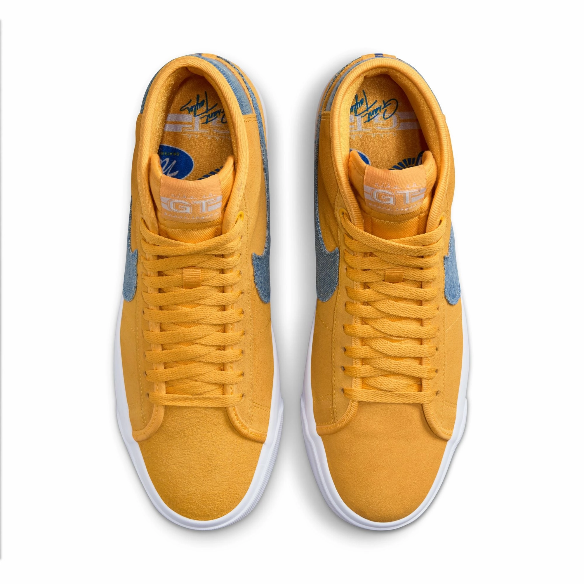 Nike Volleyball Shoes High Tops Nike SB Blazer Mid Pro GT-University Gold/Game Royal