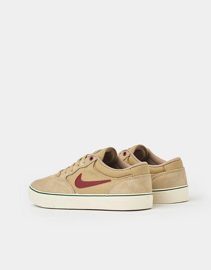 Nike Shoes In Target Nike SB Chron 2 Skate Shoes - Parachute Beige/Dark Team Red