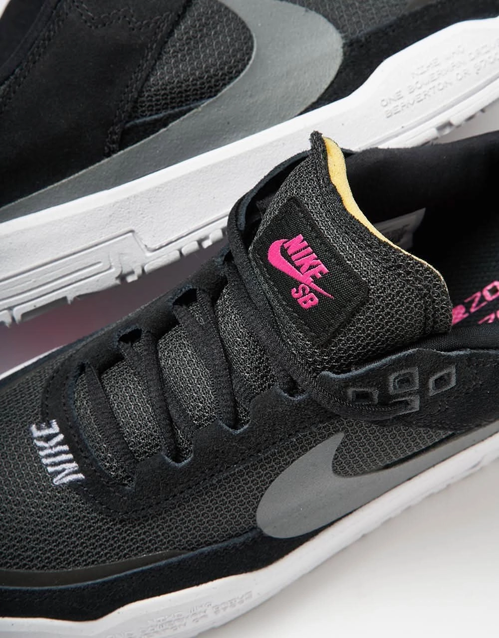 Nike SB Day One GS Kids Skate Shoes - Black/Cool Grey-Anthracite-White Nike Shoes Volleyball