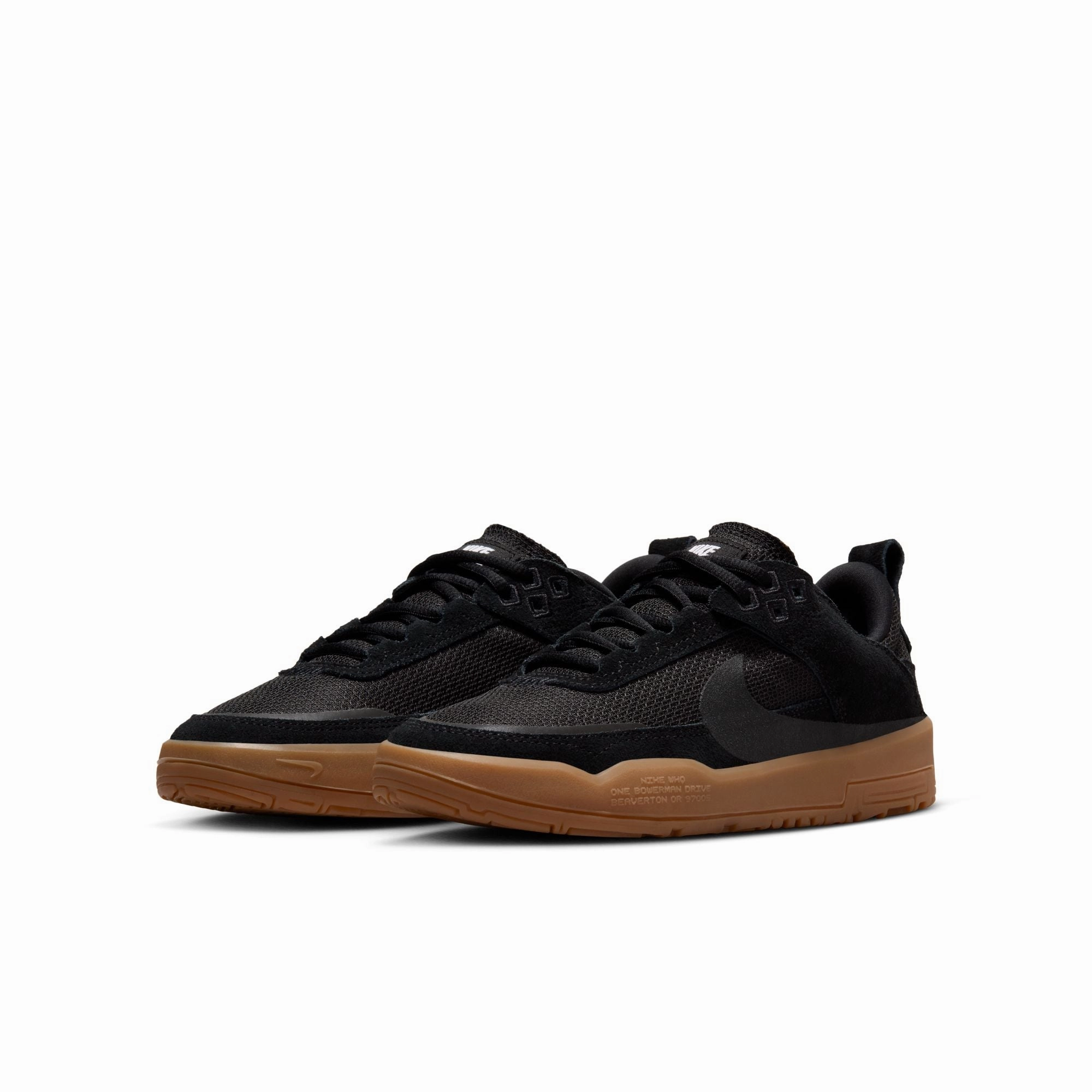 Nike SB Day One Kids Skate Shoe Black/Gum/Light Brown Nike Shoes Collabs