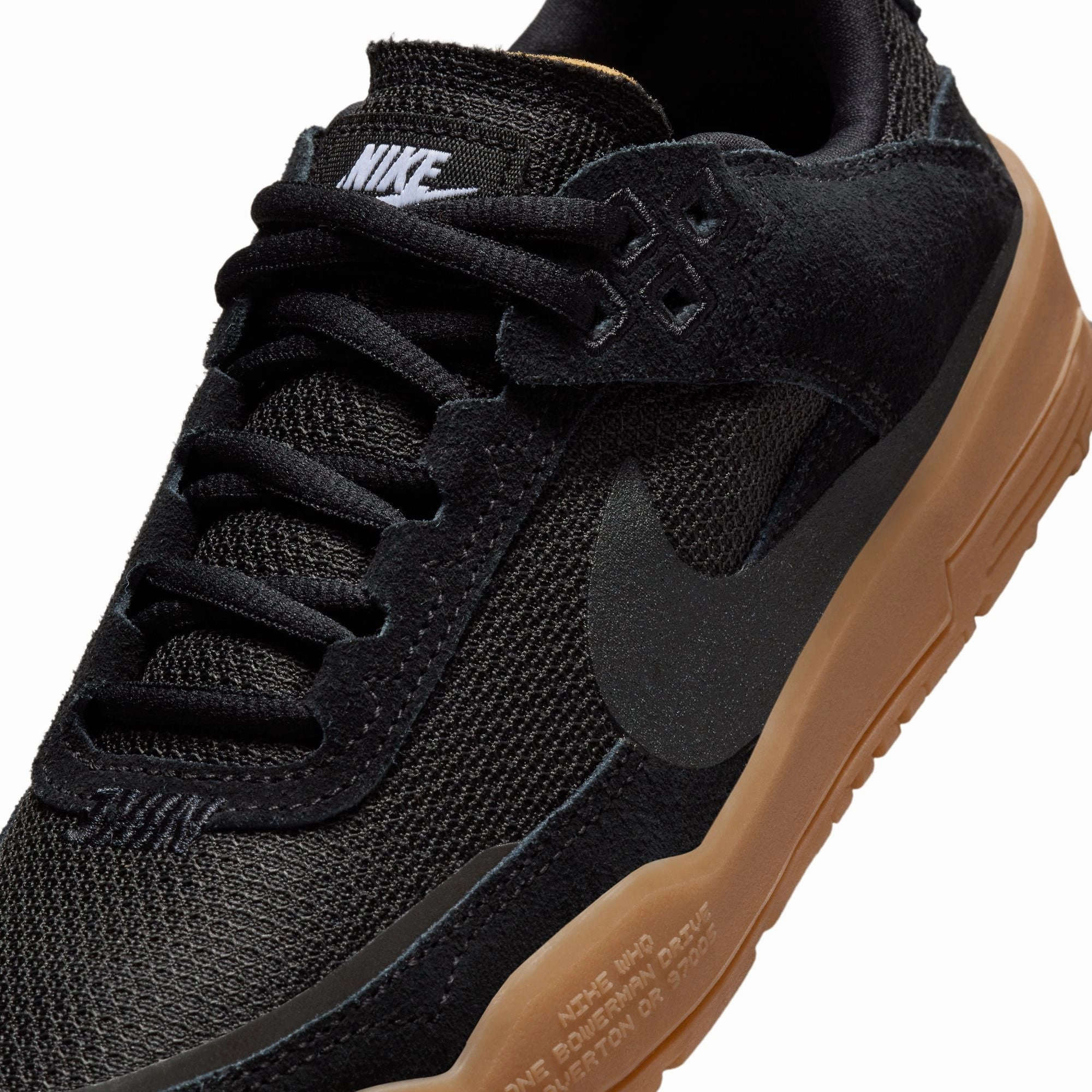 Nike SB Day One Kids Skate Shoe Black/Gum/Light Brown Nike Artificial Grass Soccer Shoes