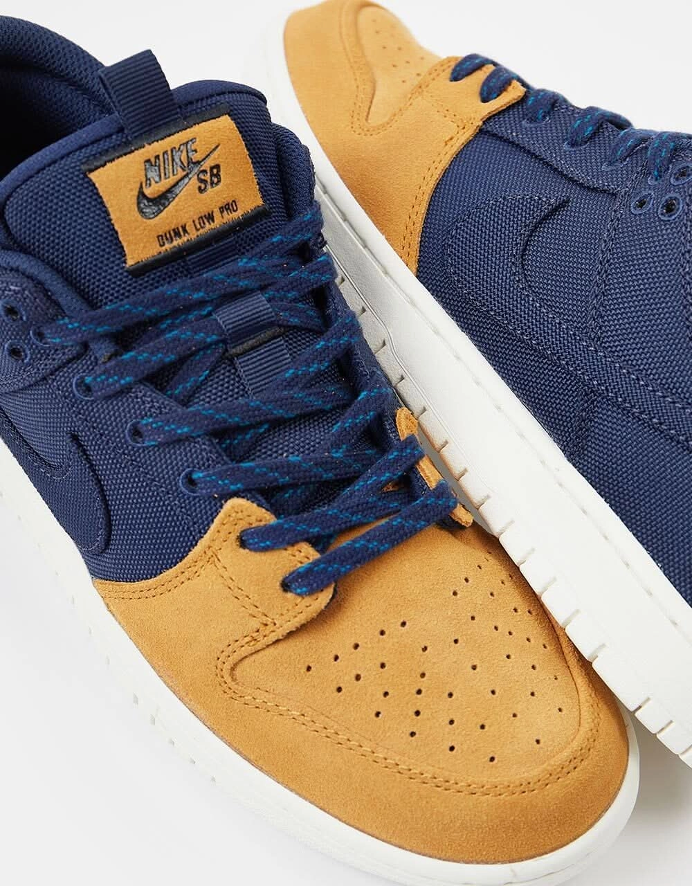 Nike SB Dunk Low Pro Premium Skate Shoes - Midnight Navy/Midnight Navy-Desert Nike Grandpa Shoes