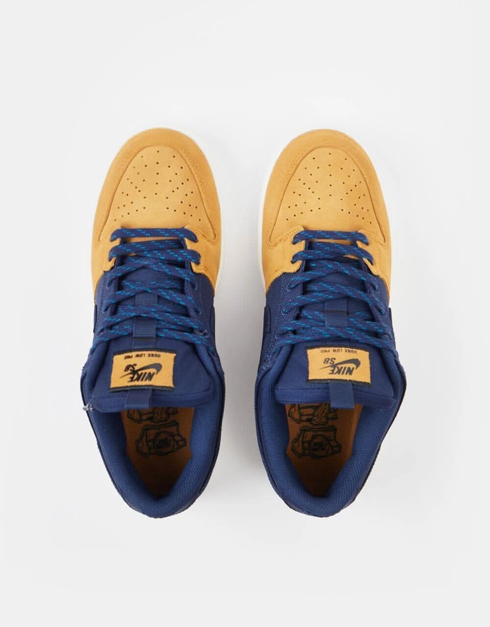 Vintage Nike Basketball Shoes Nike SB Dunk Low Pro Premium Skate Shoes - Midnight Navy/Midnight Navy-Desert