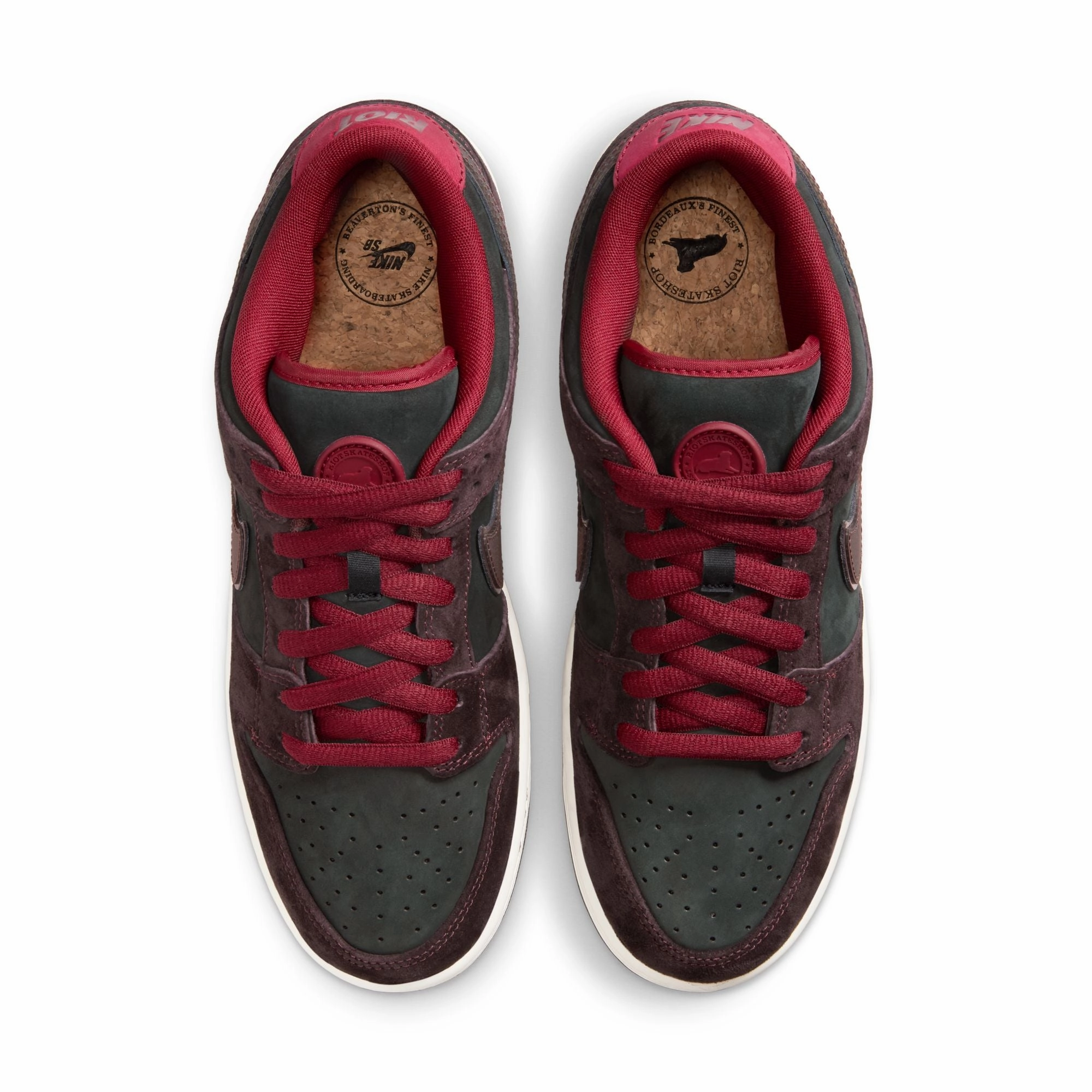 Most Selling Nike Shoes Nike SB Dunk Low QS Shoes - Riot Skateshop - Mahogany/Dark Beetroot