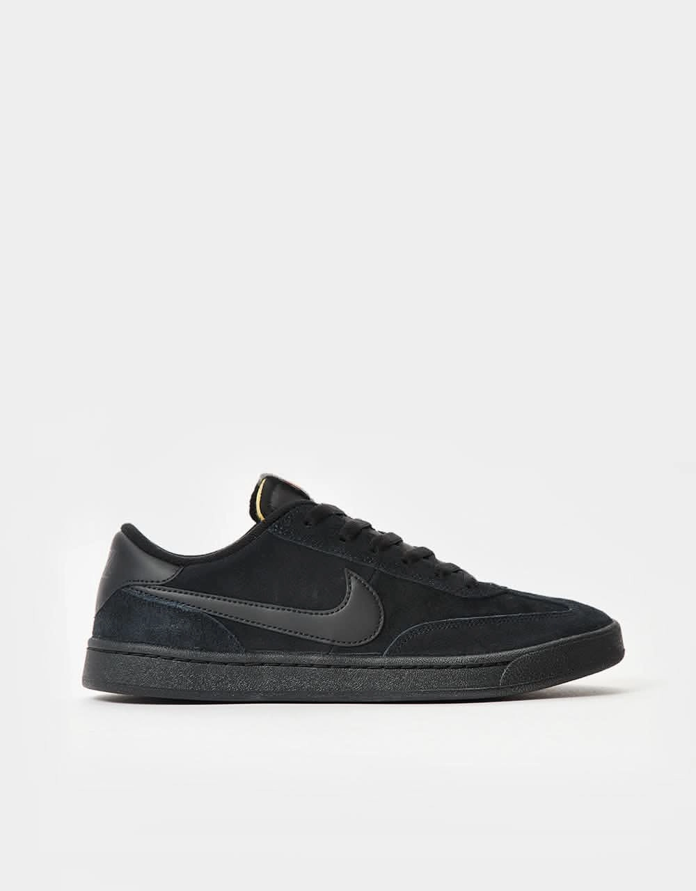 Best Nike Shoes For Working Nike SB FC Classic Skate Shoes - Black/Black-Black-Vivid Orange