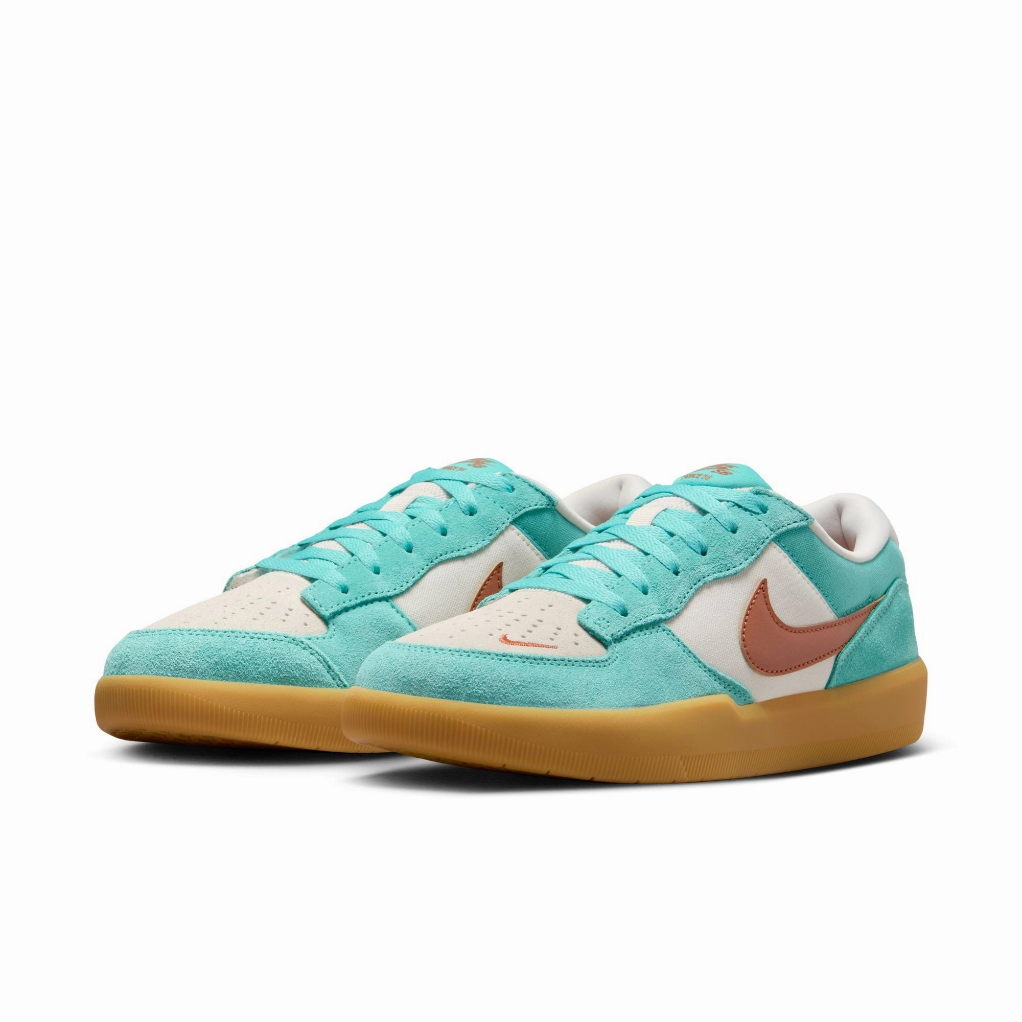 Nike SB Force 58 Dusty Cactus Green Frost/Phantom/Gum Nike Waffle Shoe