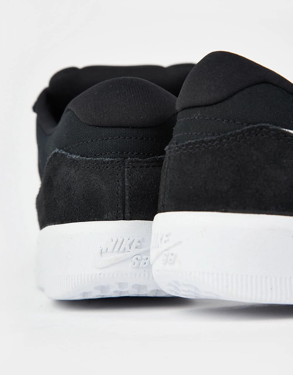 Spike Lee Nike Shoes Nike SB Force 58 Skate Shoes - Black/White-Black