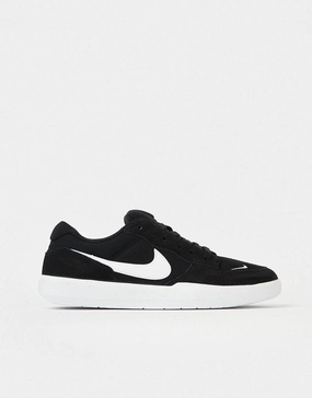 Nike SB Force 58 Skate Shoes - Black/White-Black Nike Throwing Shoes