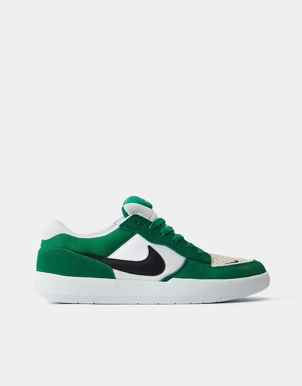 Nike SB Force 58 Skate Shoes - Pine Green/Black-White-White Cool Tennis Shoes Nike
