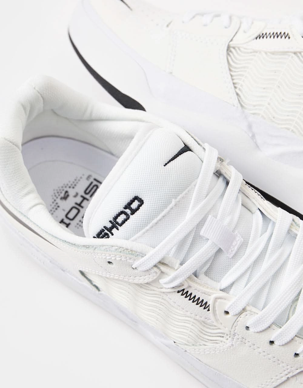 Matching Nike Shoes Nike SB Ishod Premium Skate Shoes - White/Black-White-Black