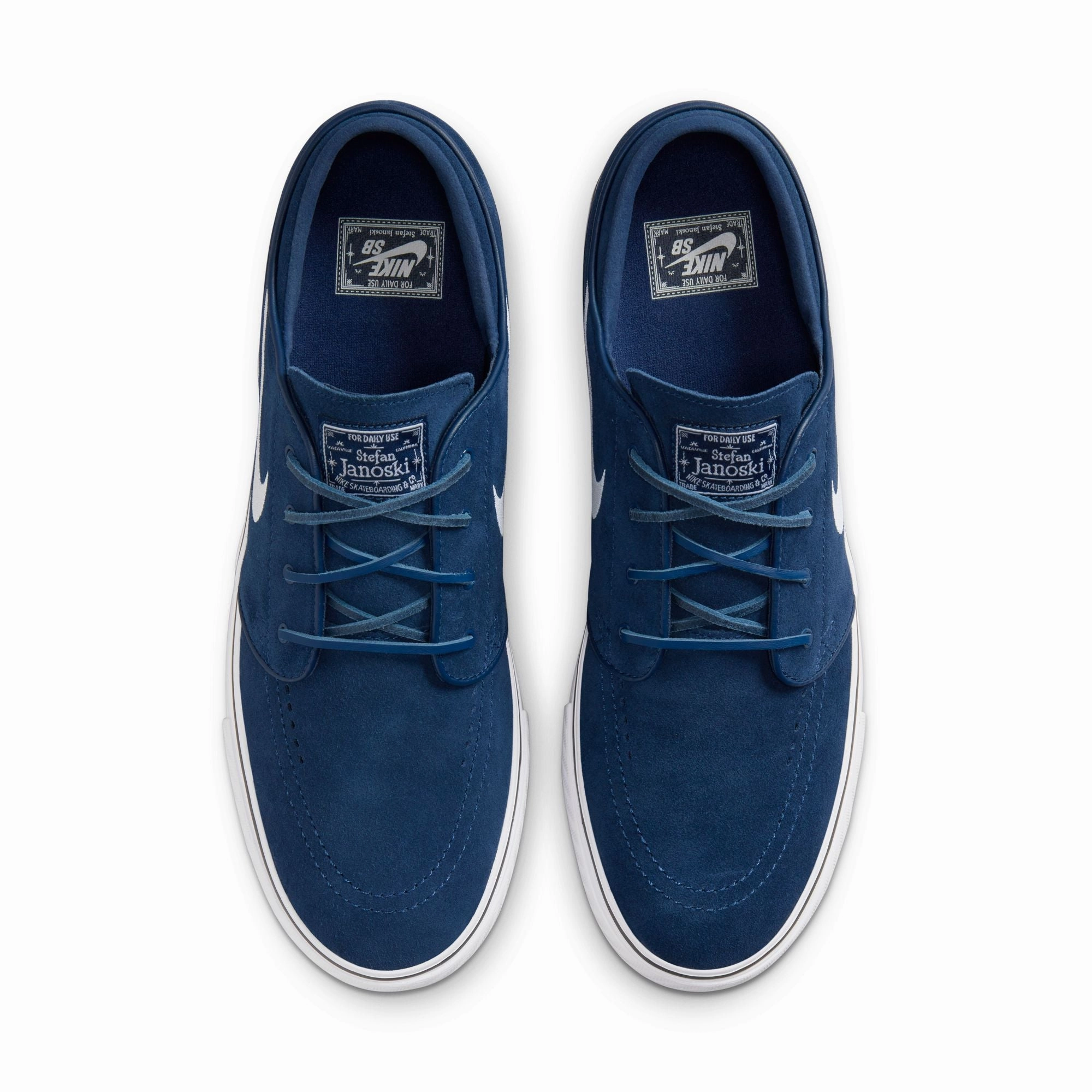 The Gloves Nike Shoes Nike SB Janoski  Zoom OG  Skate Shoes-Navy Blue Suede