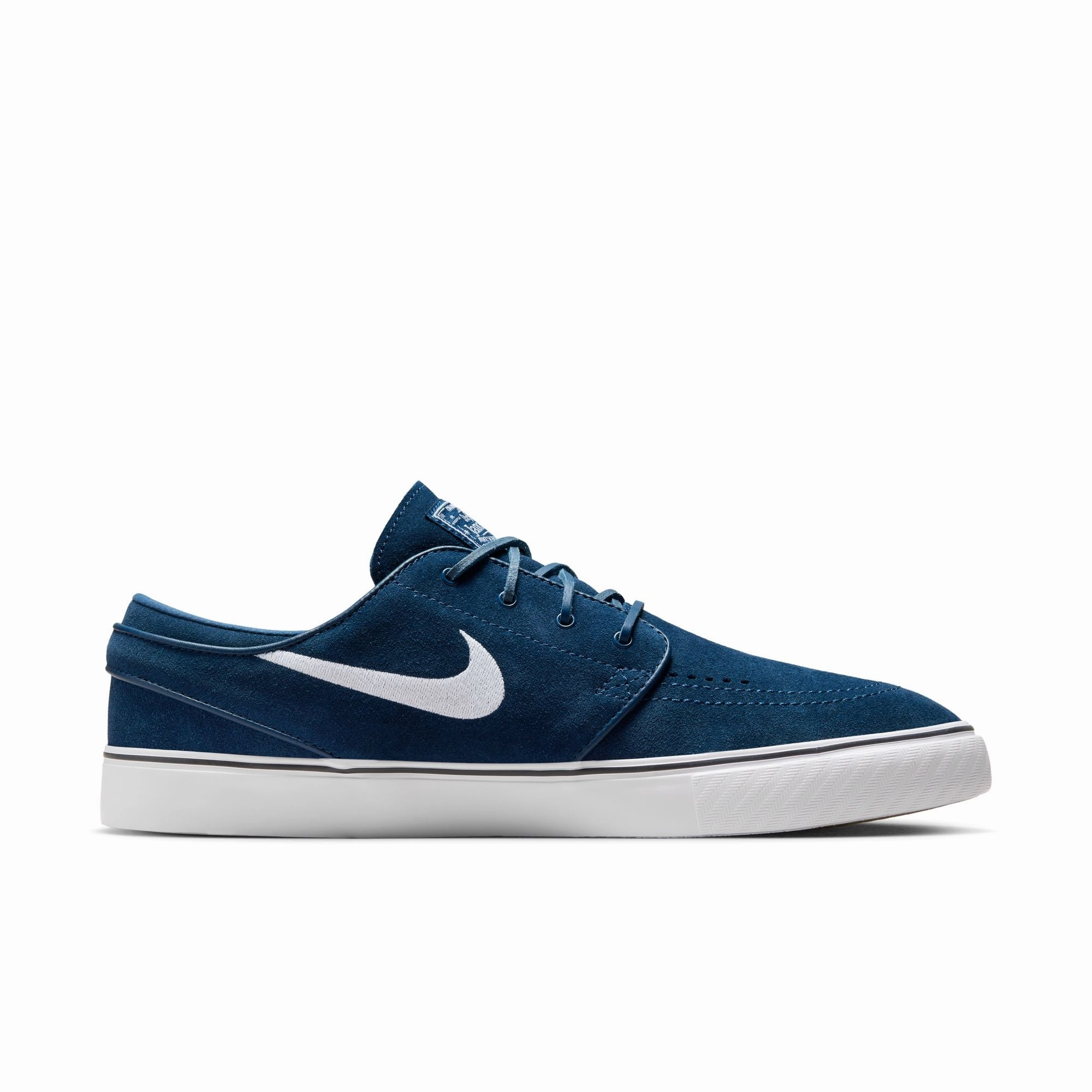 Nike SB Janoski  Zoom OG  Skate Shoes-Navy Blue Suede Gold Nike Shoes