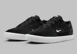 Nike SB Malor Shoes - Black/White-Black-White Shoes Baseball Nike